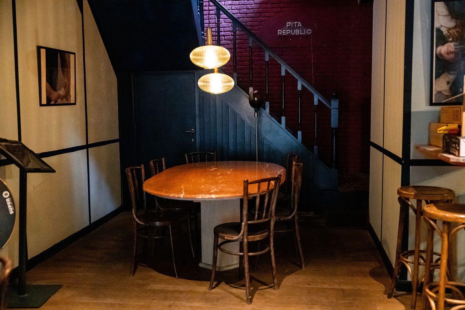 Grande table et mezzanine Wrap & Go